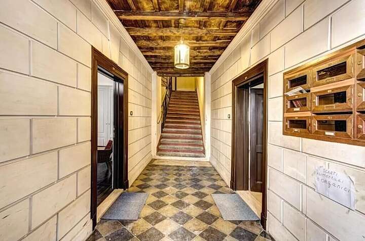 Interior entrance