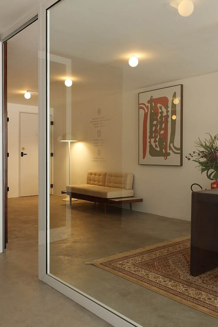 Interior entrance