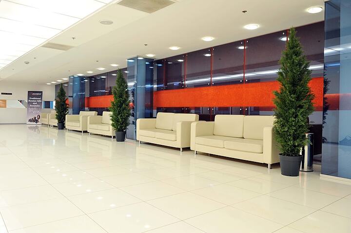 Interior entrance