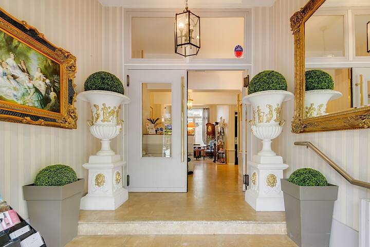Interior entrance