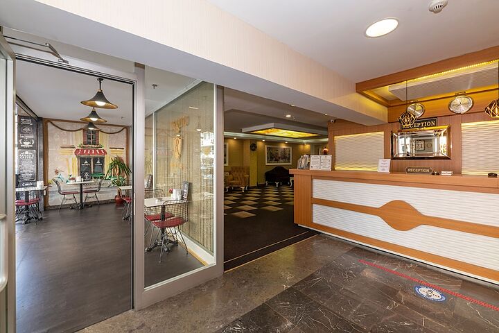 Interior entrance