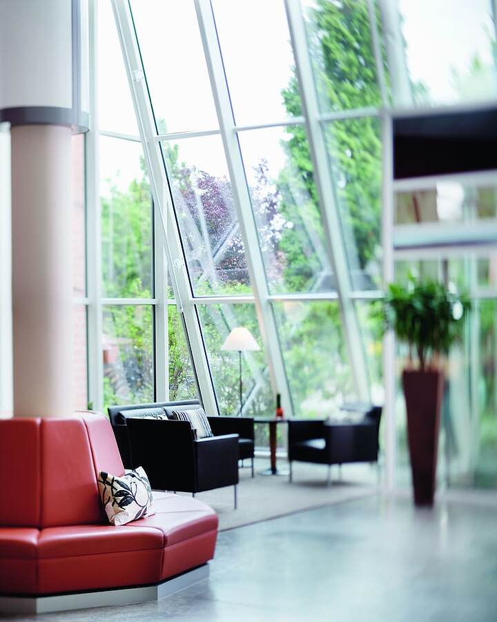 Interior entrance