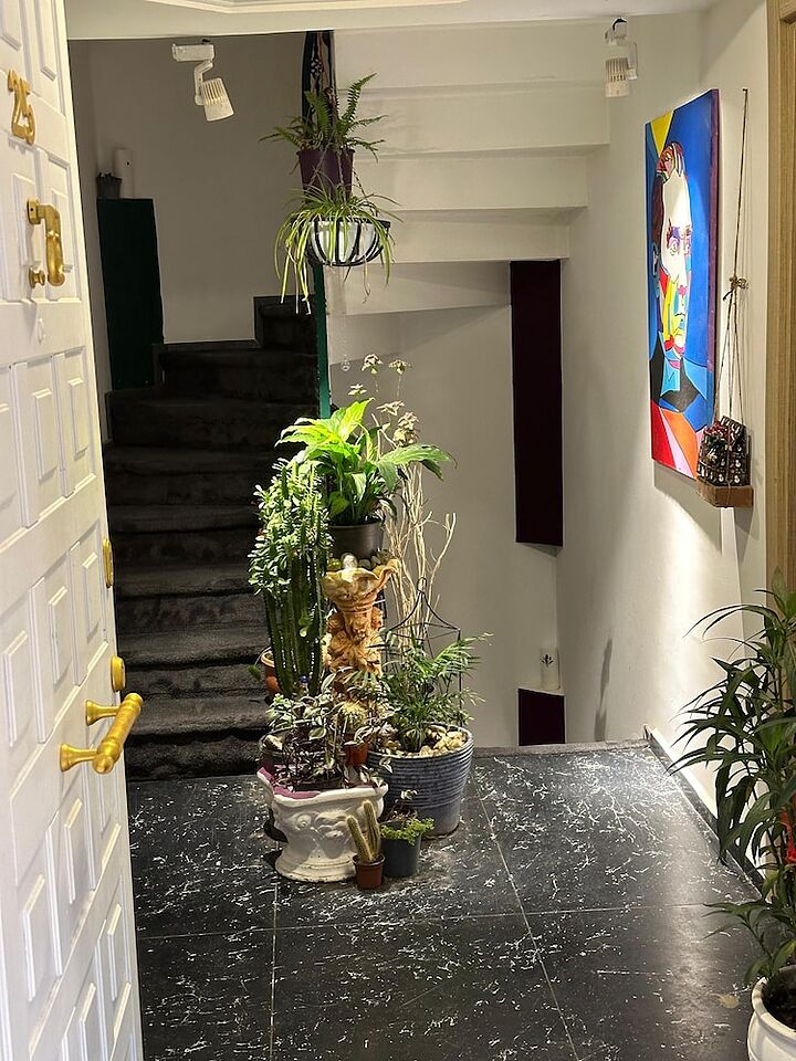 Interior entrance