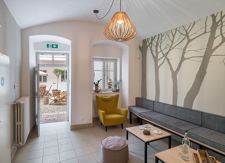 Lobby sitting area