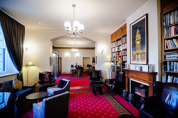 Lobby sitting area